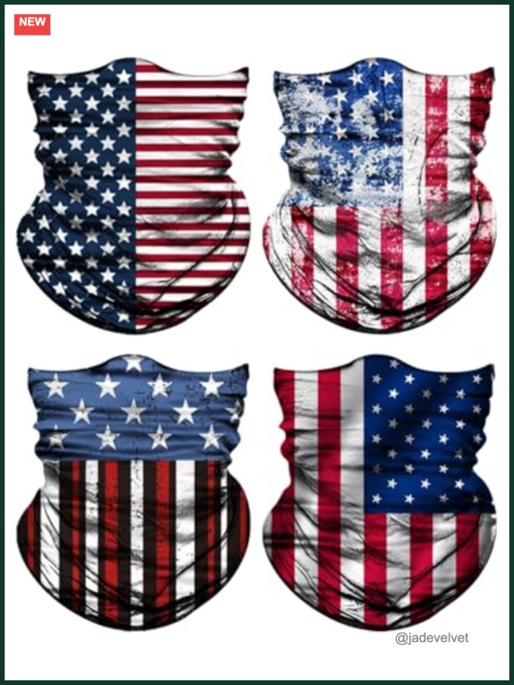 4 Pack Neck Gaiter Face Mask Microfiber Head Wrap Balaclava Outdoor Sports